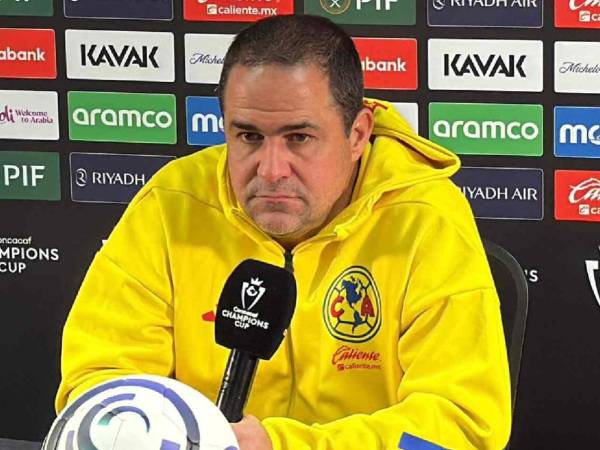 André Jardine, entrenador del América, en conferencia luego del triunfo ante Olimpia en el Nacional.
