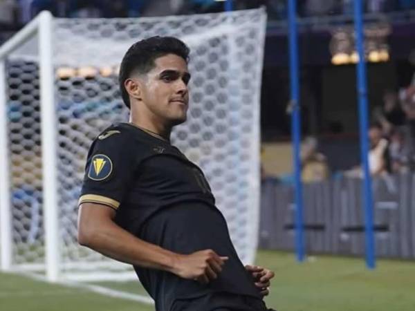 Luis Palma marcó un gol con Honduras en la reciente Copa Oro 2025.