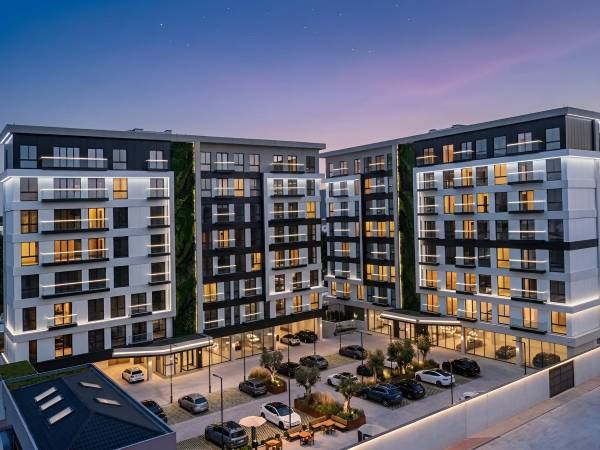Así quedará una vez terminada la construcción del complejo de condominios frente al mar en La Ceiba. Esta megaobra de apartamentos busca posicionar a la Novia de Honduras como un destino atractivo para el capital privado nacional e internacional.