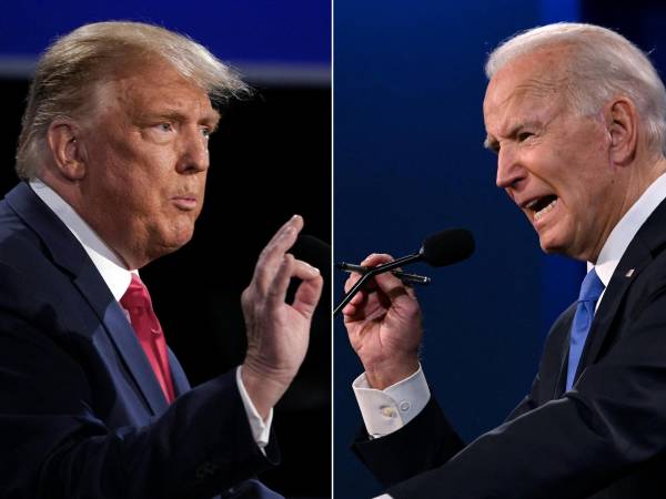 Trump llega al debate electoral contra Biden como el favorito para ganar las elecciones presidenciales en los sondeos de intención de voto de varios estados de EEUU.