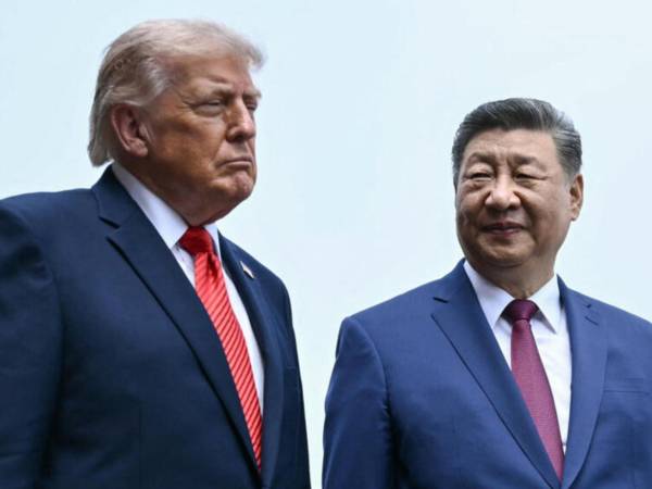 El presidente estadounidense, Donald Trump, y el mandatario chino, Xi Jinping.