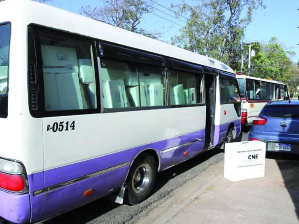 Descartan el uso de buses urbanos.
