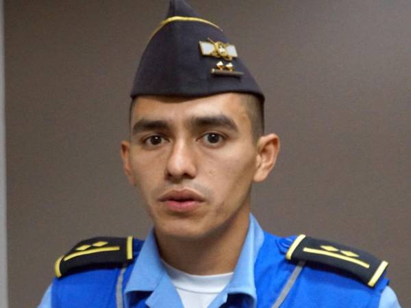 Fotografía en vida del policía Kevin Pérez, hallado sin vida el lunes.