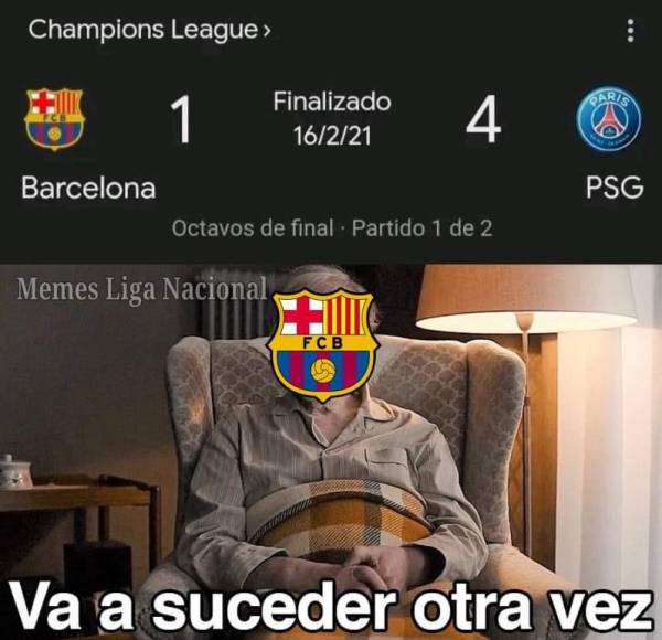 Barcelona, víctima de burlas tras sorteo de cuartos de Champions League