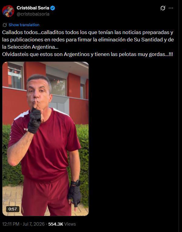 Señalan otro robo de Argentina y polémica tras remontada a Egipto: Ayudita