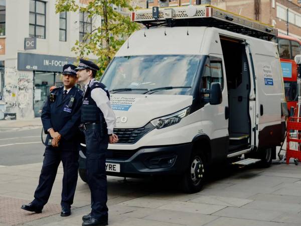 Agentes de policía en Londres.