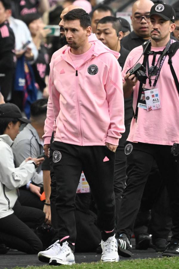 Leo Messi no jugó el amistoso del Inter Miami en Hong Kong.