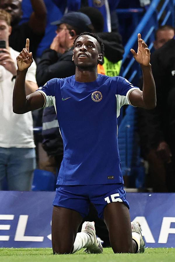 El senegalés Nicolas Jackson cerró la goleada del Chelsea.