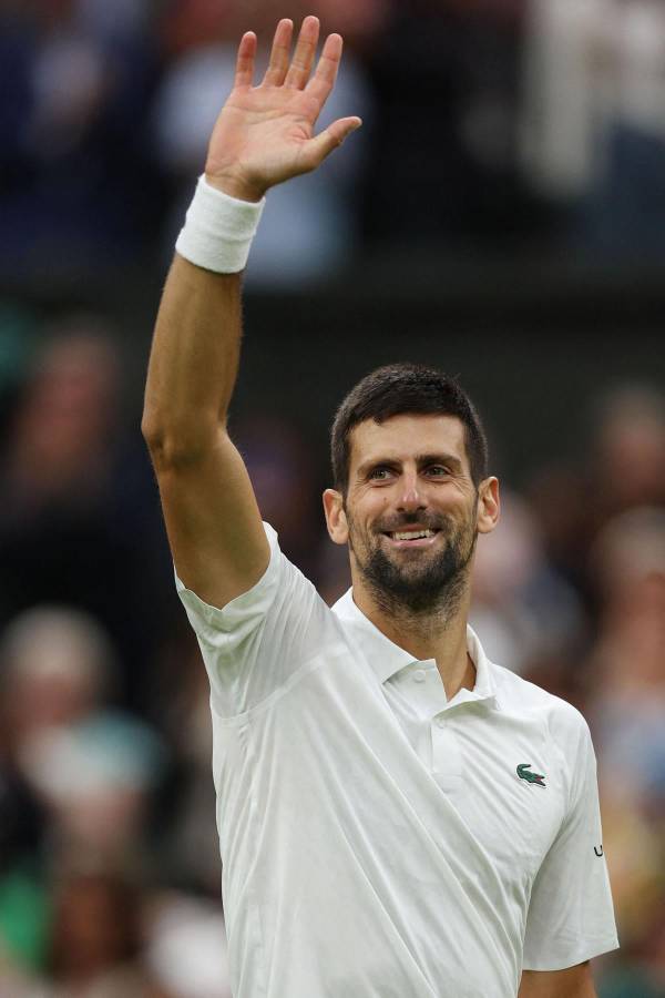 El serbio tratará de alzar el domingo su octavo título de Wimbledon (2011, 2014, 2015, 2018, 2019, 2021 y 2022).