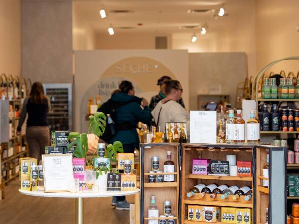 Sèchey, en Charleston, Carolina del Sur, vende vinos con poco o nada de alcohol a consumidores preocupados por su salud.