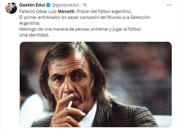 Argentina y el mundo del fútbol lloran la muerte de Menotti