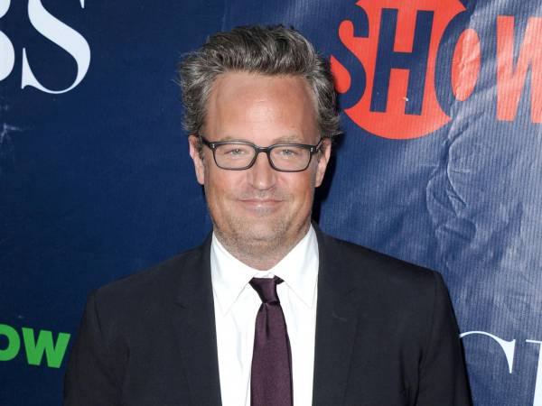 El actor Matthew Perry.