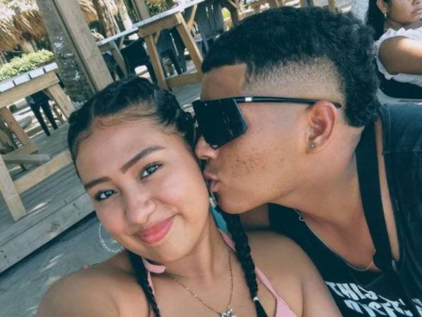 Fotos en vida de Alison Gabriela Mejía y y Jimmy Alexander Chavarría, la pareja asesinada en el parque de Lejamaní, Comayagua.