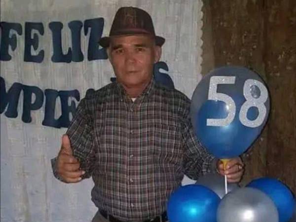 Foto de archivo de Miguel Alvarado cuando cumplía 58 años años.