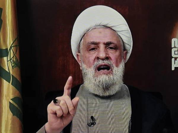 Naim Qassem, líder del grupo chií Hizbulá.