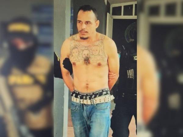 Fotografía de archivo de Wilmer Ávila Zelaya cuando fue capturado.