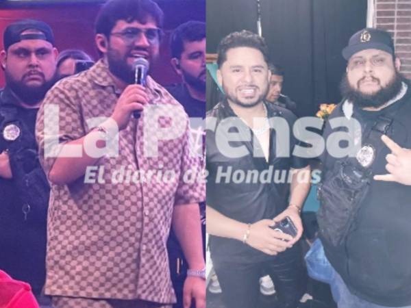 José Benítez le brindó seguridad a varios cantantes famosos como los de las imágenes: a la izquierda Luis R y a la derecha Larry Hernández.