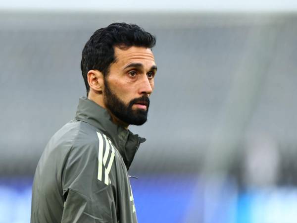 Arbeloa y Real Madrid reconocieron el campo del Allianz Arena.