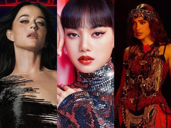 Katy Perry, LISA y Anitta.