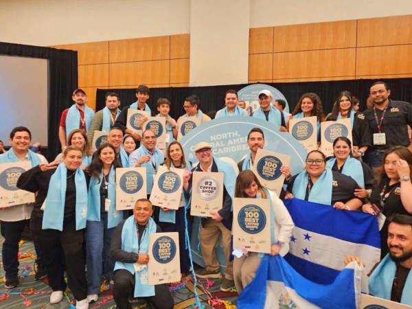 Honduras se posiciona con el mayor número de cafeterías premiadas entre las 100 mejores de la región.