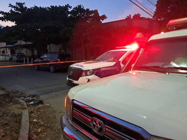 Vista de la escena del crimen.