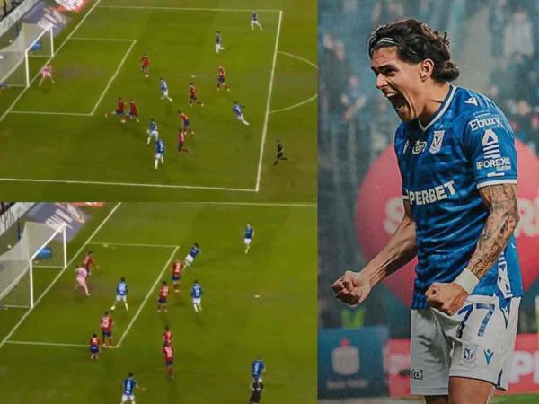 Luis Palma volvió a marcar con el Lech Poznan en Polonia.