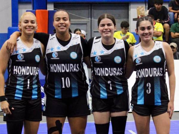 Las chicas del baloncesto que le dieron la medalla a Honduras en los Juegos Deportivos Centroamericanos.
