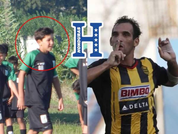 Se trata de Faustino Lobariñas, extremo de 12 años, quien nació en Honduras, hijo del exjugador uruguayo Claudio Nicolás Cardozo, cuando militó en Real España.