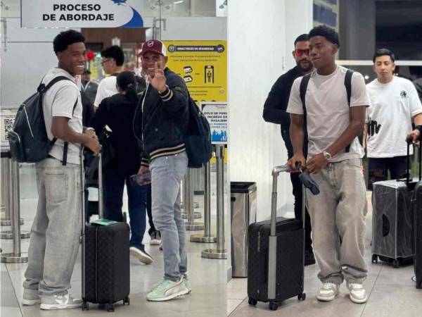 Dereck Moncada partió rumbo a Colombia para sumarse a su nuevo equipo.