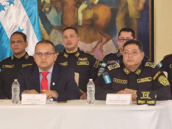 Gustavo Sánchez, secretario de Seguridad, dio detalles del plan de seguridad antes, durante y después de la IX Cumbre de la CELAC en Tegucigalpa, Honduras.