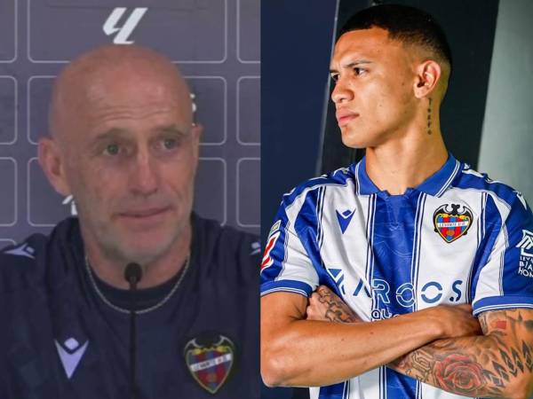 Julián Calero, entrenador del Levante de Kervin Arriaga.