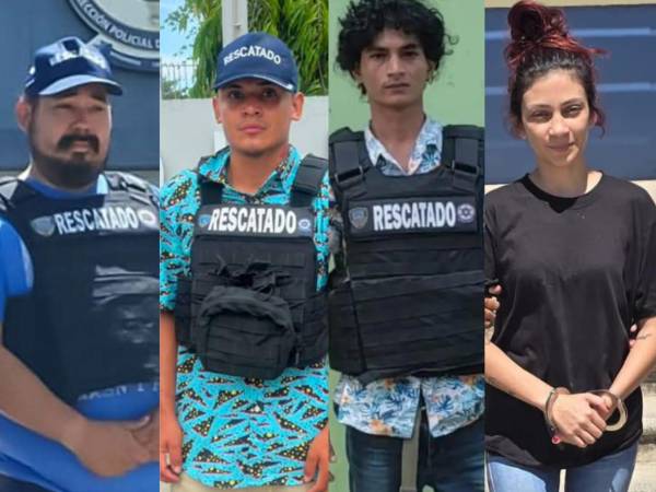 Guillermo Danilo Solano García, Ronal Geovany Mejía Lara, José Enrique Redondo Amaya y Sindel Nicol Mejía Durón son cuatro de los nueve hondureños que fingieron sus secuestros.