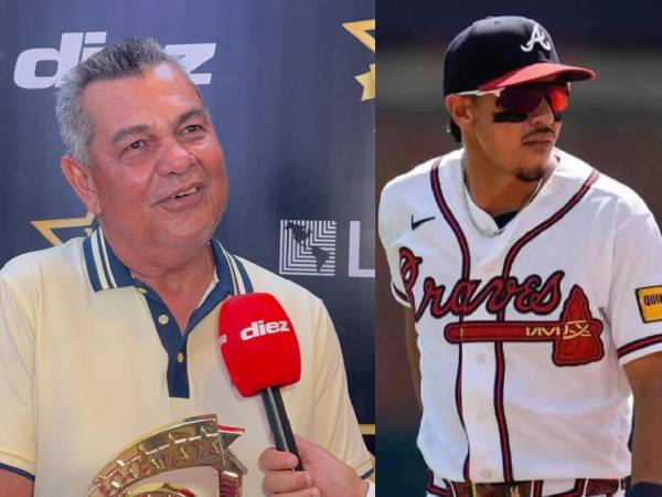 El padre de Mauricio Dubón estuvo presente en los Premios Diez de este año.