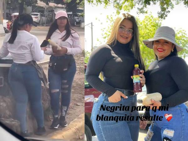 Lesly, Nayrovis y Génesis son muy populares en San Pedro Sula, en donde se ganan la vida vendiendo horchatas.