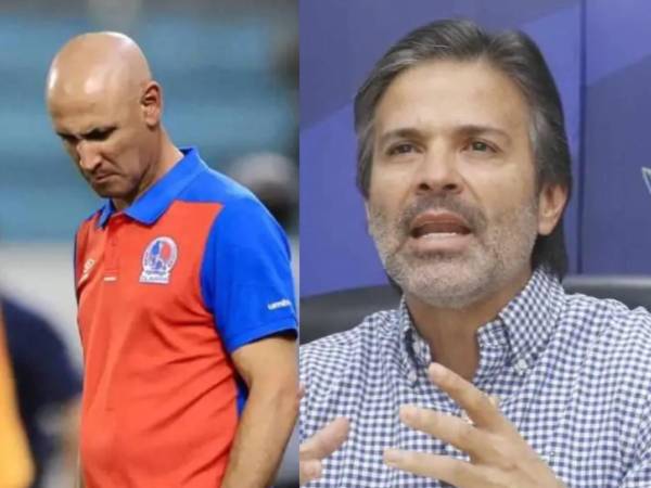 Cruces de palabras entre el DT del Olimpia y el colombiano Benjamín Romero.