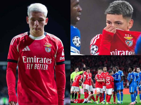 El jugador argentino fue acusado de racismo en el partido entre el Benfica y Real Madrid.