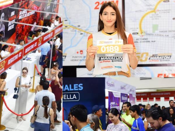 Este sábado 13 de junio siguió la entrega de kits en Expocentro previo al gran inicio de la edición de oro de la Media Maratón La Prensa-Gatorade.