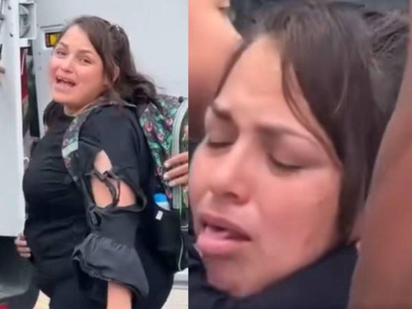 Una migrante hondureña vivió un momento angustiante y dramático en Estados Unidos, luego de ser detenida por autoridades migratorias tras asistir a una audiencia en una corte local.