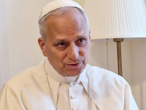 Fotografía cedida por el medio digital Crux que muestra al papa León XIV.