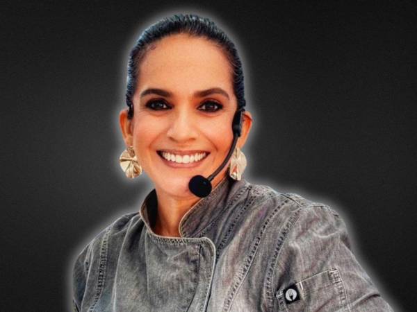 <b>Foto en vida de Sandra Isabel Díaz del Valle Hernández, chef hondureña.</b>