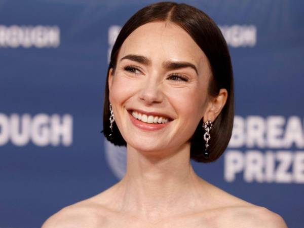 Fotografía de archivo de la actriz Lily Collins.