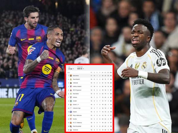 Así quedó la tabla de posiciones tras el triunfo del Barcelona sobre el Osasuna por la jornada 16 de la Liga Española.