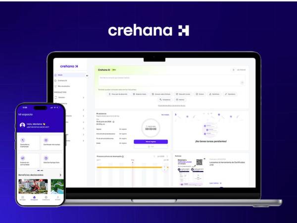Crehana es una de las plataformas de desarrollo de talento y HR tech más consolidadas de la región, con más de 1.8 millones de colaboradores.