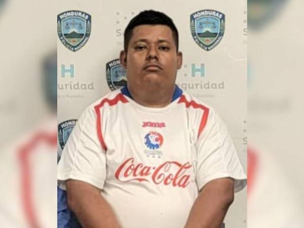 Momentos de la captura del sospechoso de 30 años de edad.