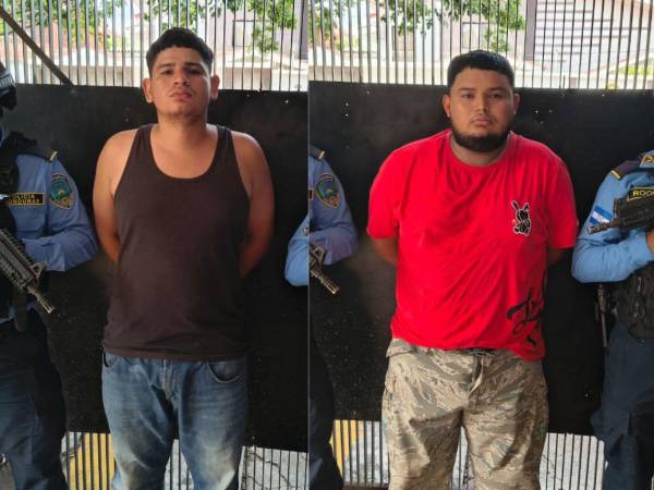Un contundente golpe a una estructura de la Mara Salvatrucha (MS-13) asestaron agentes de la División Antiextorsión y Asociaciones Terroristas (DAET) tras capturar a dos presuntos integrantes de la organización criminal durante un allanamiento ejecutado en la aldea Mocula, El Progreso, Yoro.