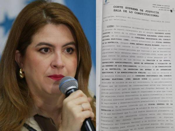 Sala Constitucional ordena archivar investigación contra Cossette López
