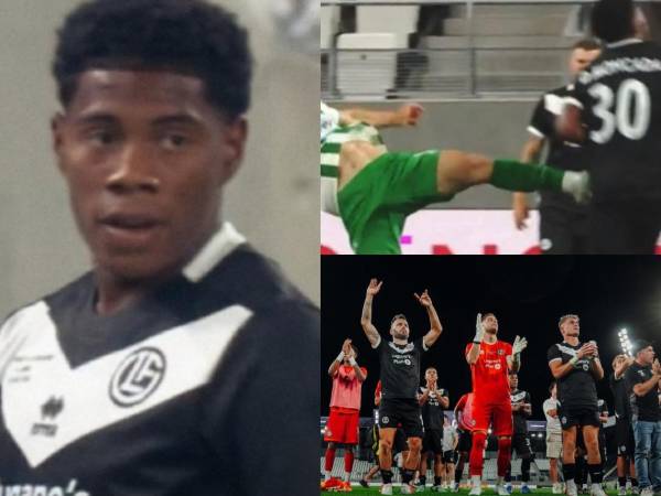 Dereck Moncada se estrenó con el Lugano FC en la fase previa rumbo a la UEFA Conference League.
