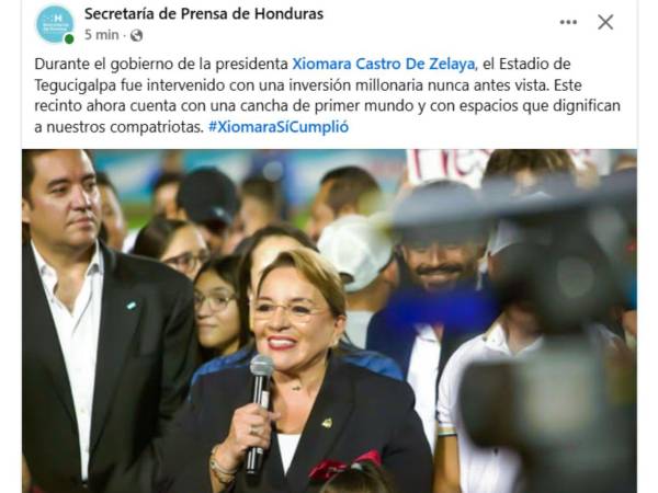 Gobierno saliente mantiene publicaciones el día del traspaso. Ese fue el posteo compartido a las 8:32 am de este día martes 27 de enero, día en que asume el nuevo gobierno.