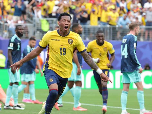 Gonzalo Plata fue el héroe de Ecuador tras marcar el gol de la victoria.