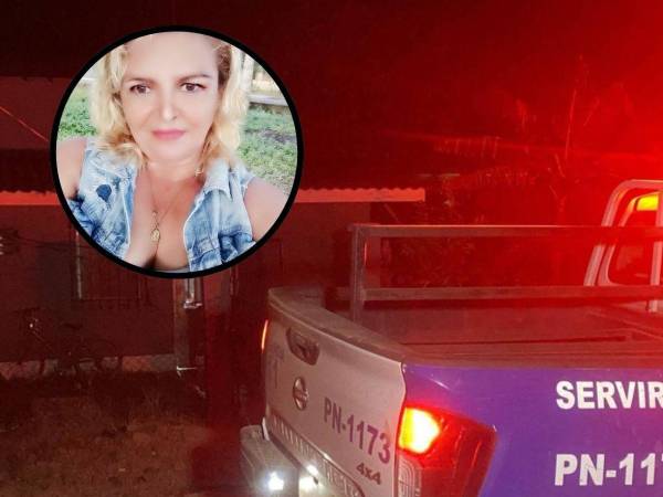 Fotografía de la escena del crimen y de la víctima Nolvia Maribel Quintanilla.